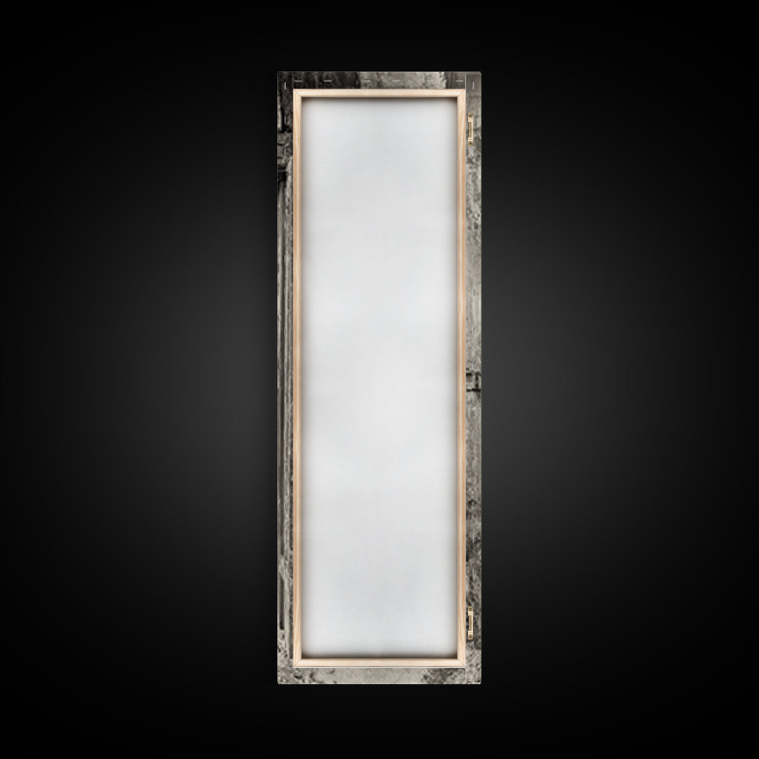 Abandoned Vault Door, Rustic Canvas Print, wabi sabi art, rustic decor, moody art, industrial wall art, antique architecture, above bed wall art