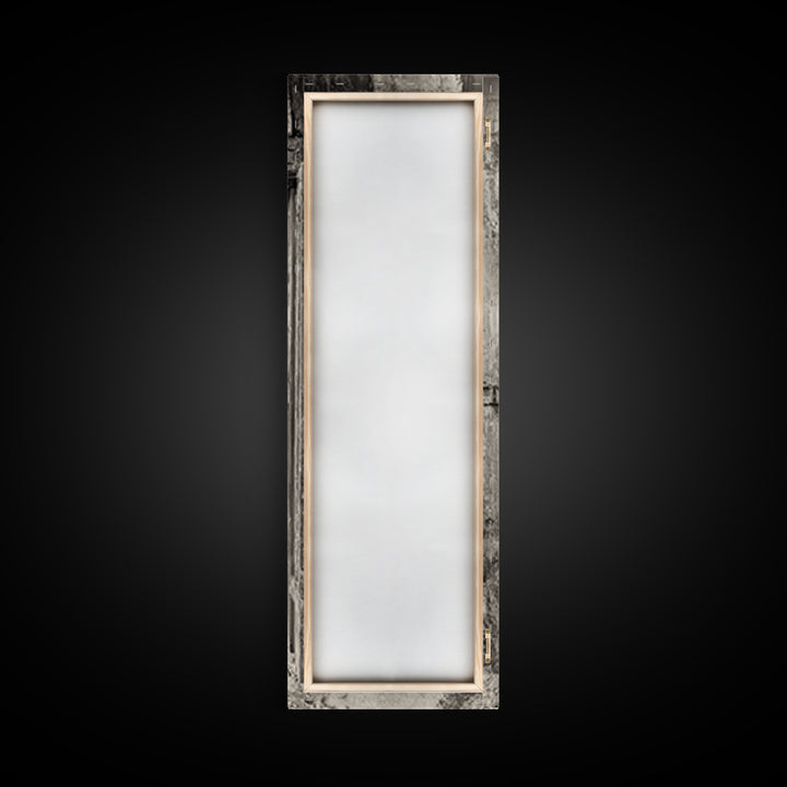 Abandoned Vault Door, Rustic Canvas Print, wabi sabi art, rustic decor, moody art, industrial wall art, antique architecture, above bed wall art