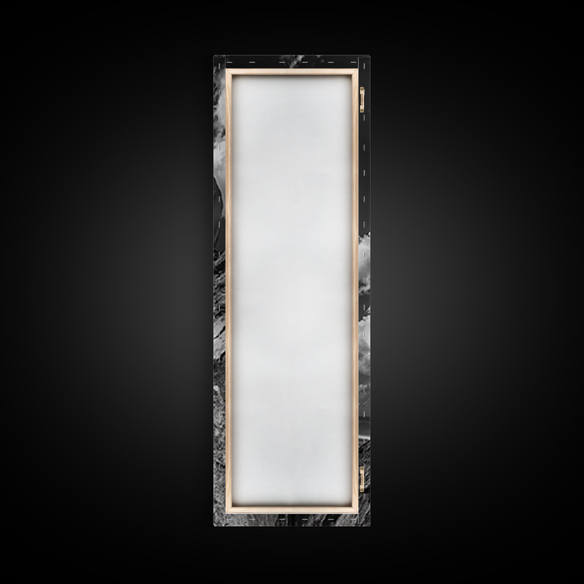 Bohemian Man, Clifftop Reflection, Framed Canvas Print, Coastal Cowgirl Wall Art, Rustic Décor, Boho Art, Minimalist Art