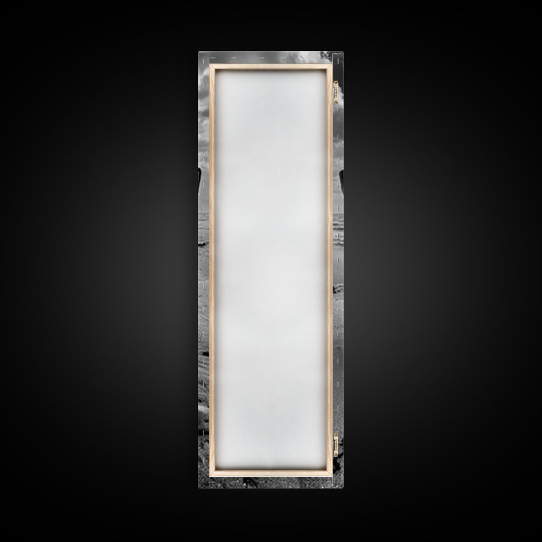 Cowboy Boots, Coastal Cowgirl, Wall Art, Framed Canvas Print, Rustic Décor, Western Artwork, Moody Art, Southwestern Wall Art