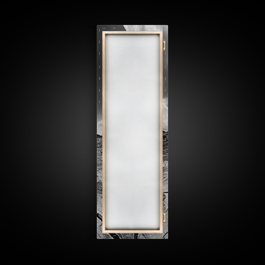 Desert Cracked Earth, Canvas Print, Moody Southwest Wall Art, Joshua Tree Art, Rustic Landscape Art, Extra Wide Art, Above Sofa