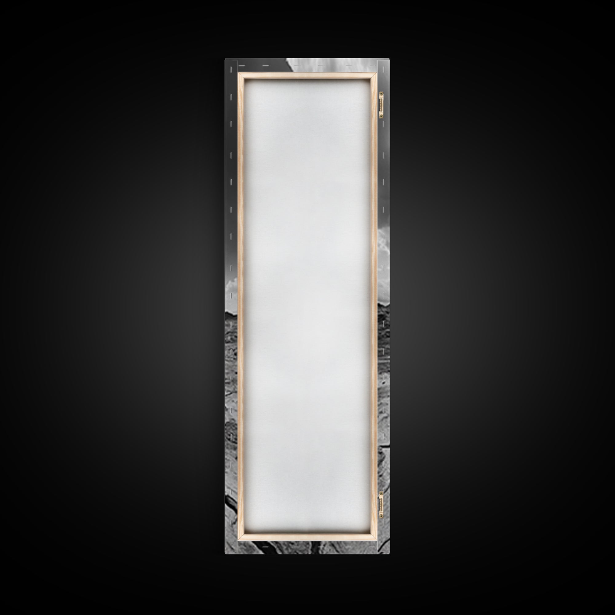 Desert Cracked Earth, Canvas Print, Moody Southwest Wall Art, Joshua Tree Art, Rustic Landscape Art, Extra Wide Art, Above Sofa