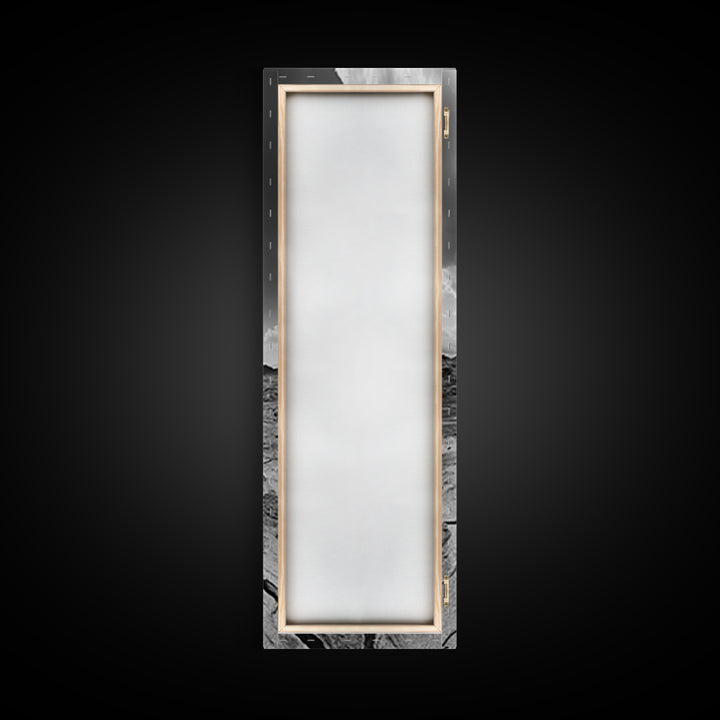 Desert Cracked Earth, Canvas Print, Moody Southwest Wall Art, Joshua Tree Art, Rustic Landscape Art, Extra Wide Art, Above Sofa