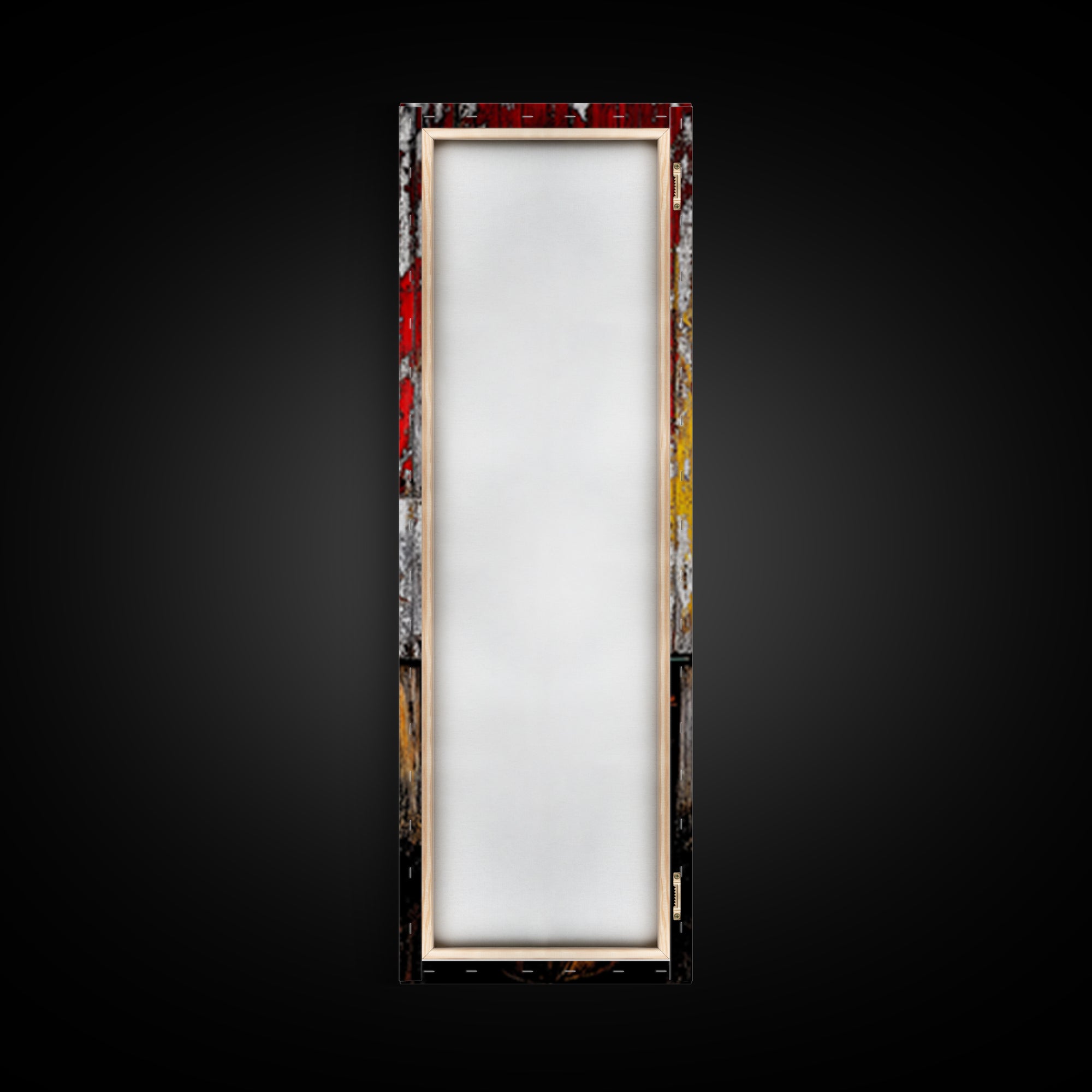 Rustic Barn Boat Reflection Painting Framed Canvas Print | Nautical Wall Art | Rustic Decor | Coastal Painting | Maine Oil Painting