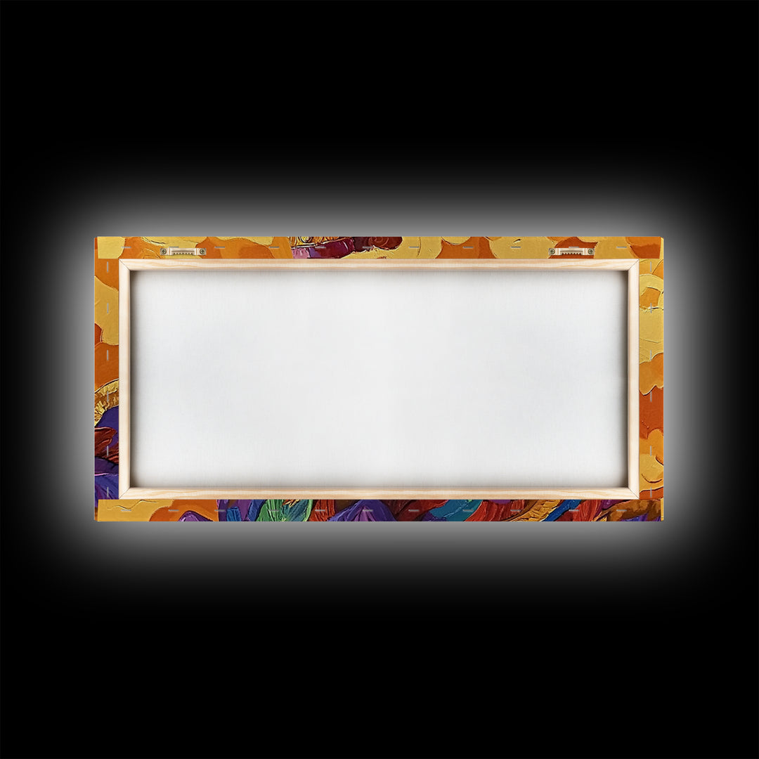 Bold Cowboy Portrait, western art, chicano art, rustic wall art, southwest wall art, moody art, colorful oil painting, canvas print