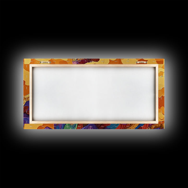 Bold Cowboy Portrait, western art, chicano art, rustic wall art, southwest wall art, moody art, colorful oil painting, canvas print