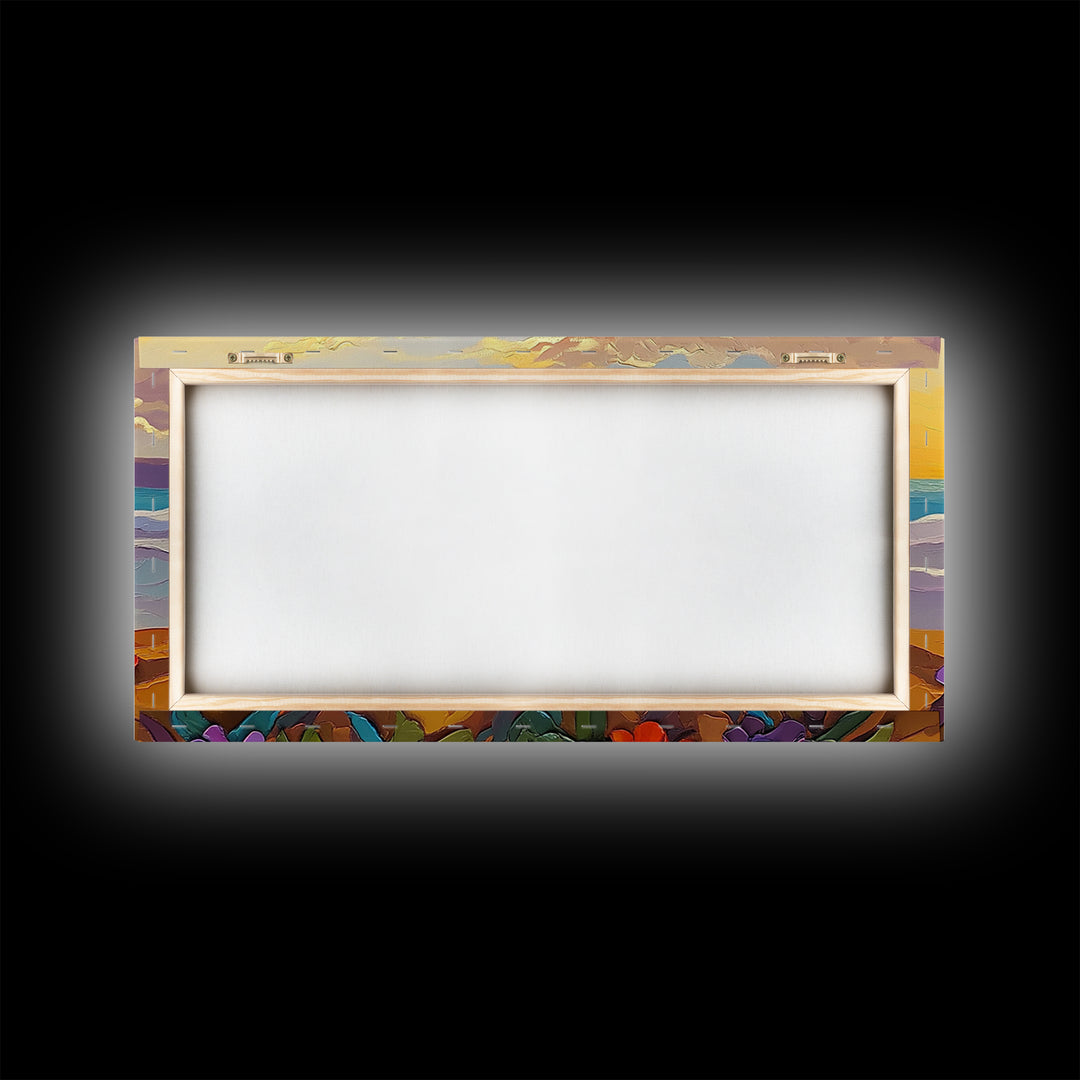 Bald Eagle Nest, bird art, mountain painting, moody art, southwest wall art, patriotic decor, nature art, Framed Canvas Print