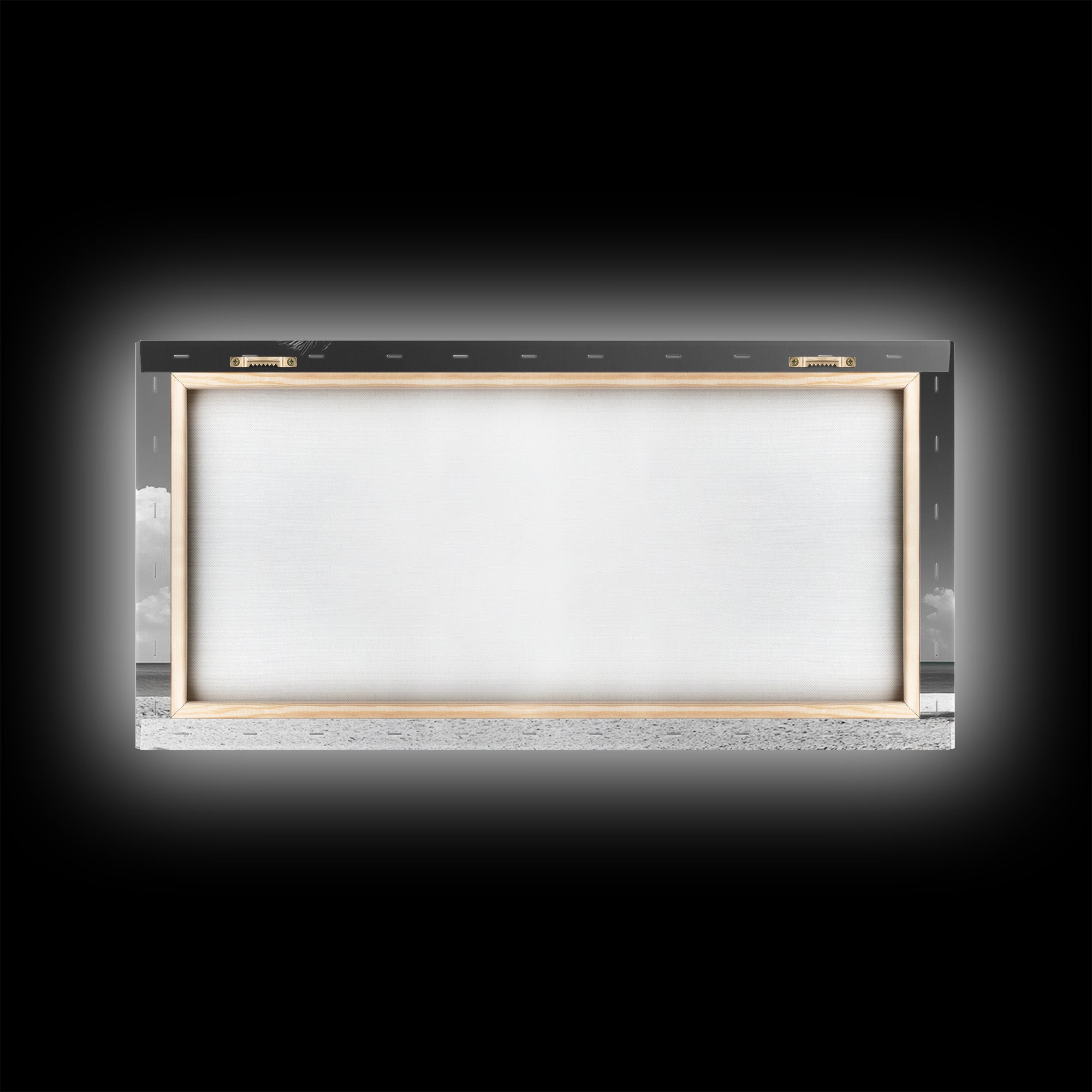 Bright Beach House Framed Canvas Print | Coastal Landscape Art | Nautical Wall Art | Coastal Decor | Extra Wide Art | Tropical Beach Art