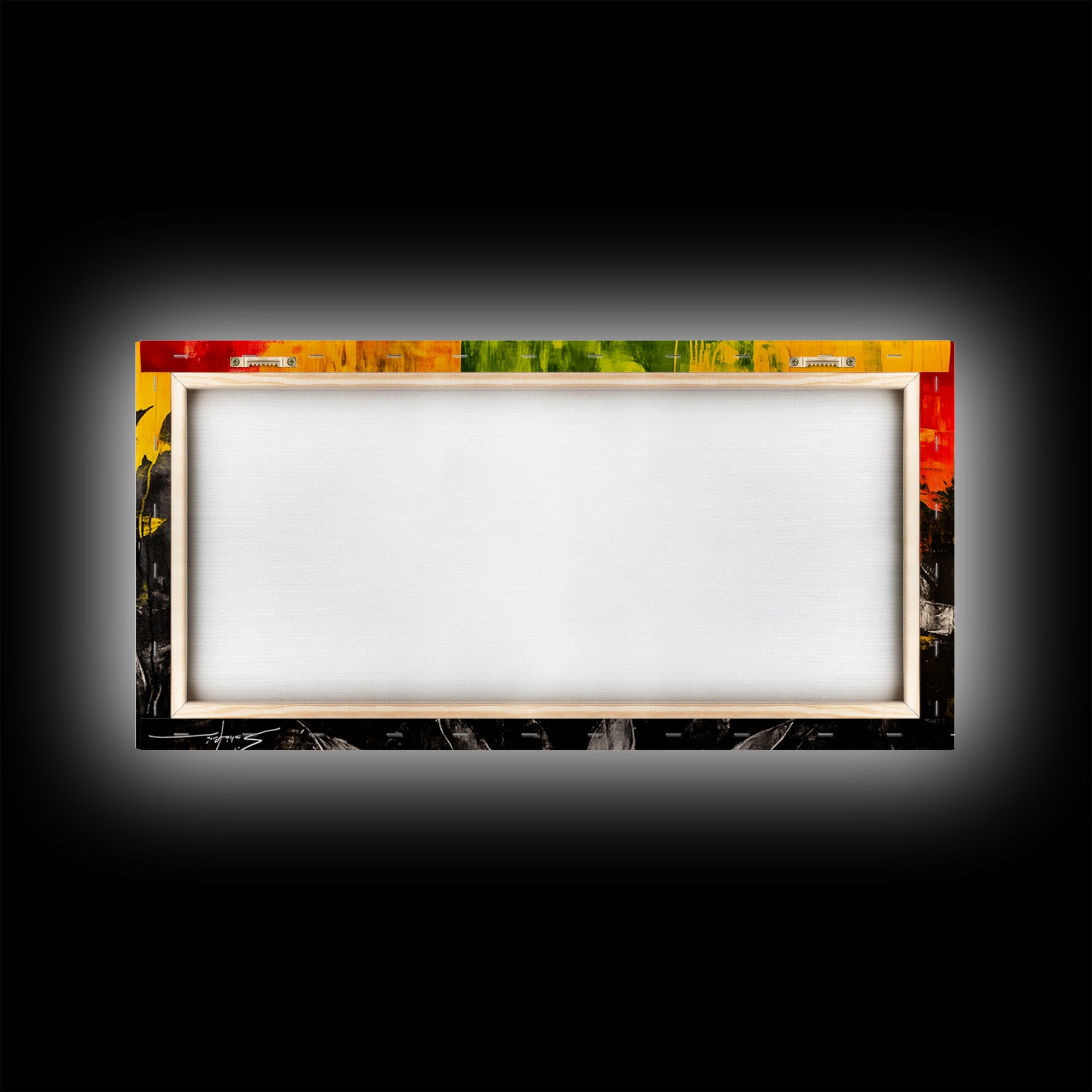 Agave Plant, southwest wall art, botanical prints, desert painting, abstract painting, extra wide art, framed canvas print, boho art