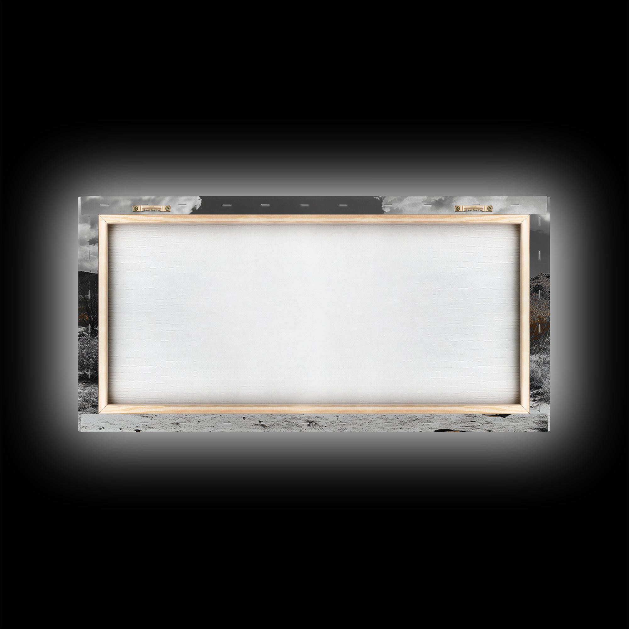 Abandoned Car in Desert Framed Canvas Print | Custom Car Painting | Moody Art | Southwest Wall Art | Wabi Sabi Art | Extra Wide Art