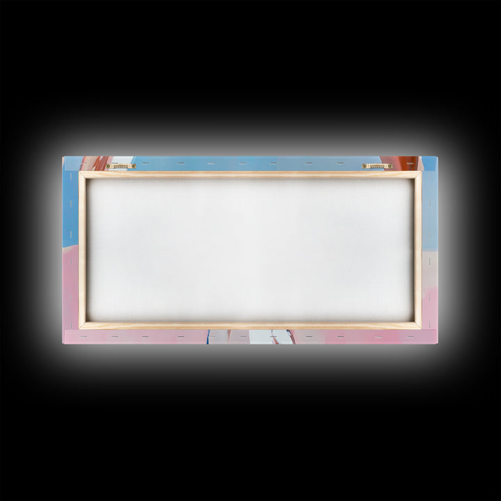 Bull Skull, Skull Art, Rustic Wall Art, Wabi Sabi Art, Southwest Wall Art, Long Narrow Wall Art, Canvas Print, Farmhouse Art, Extra Wide Art