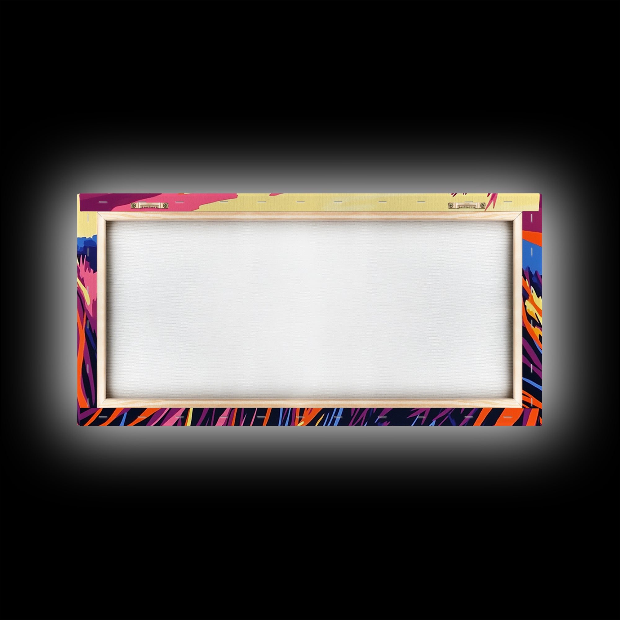 Autumn Field Landscape, fall wall art, panoramic painting, extra wide art, rustic wall art, farmhouse art, canvas print