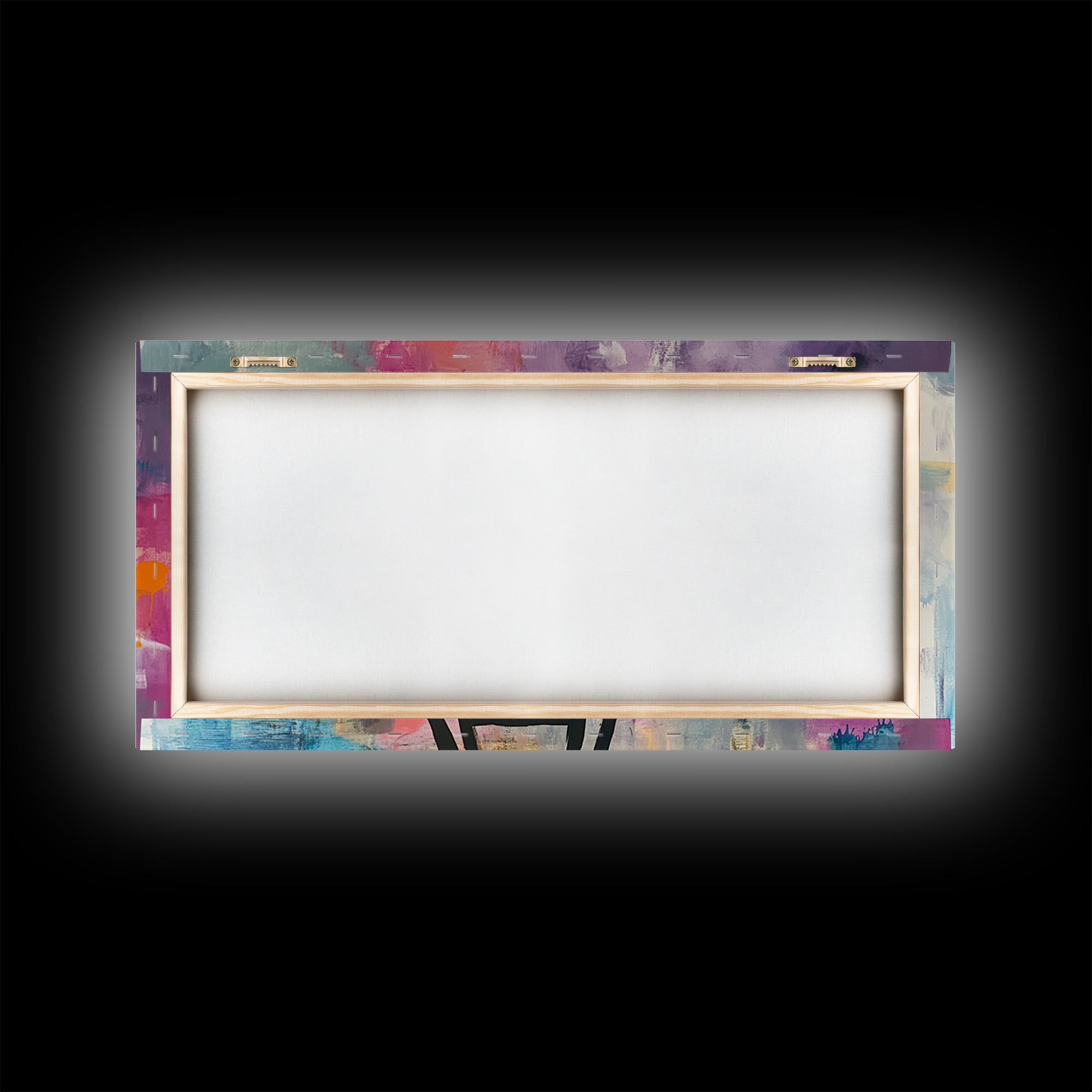 Campfire Art, Rustic Decor, Wild West Painting, Moody Wall Art, Extra Wide Art, Cozy Home Decor, Autumn Painting, Framed Canvas Print