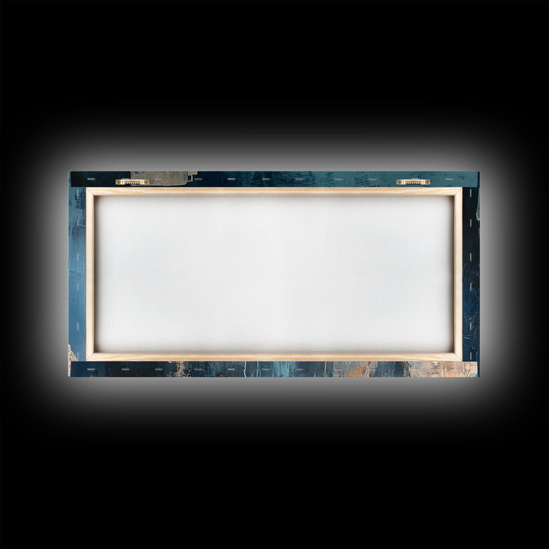 Adobe House, Southwest Wall Art, Boho Art, Wabi Sabi Art, Rustic Decor, Extra Wide Art, Bright Home Decor, Framed Canvas Print