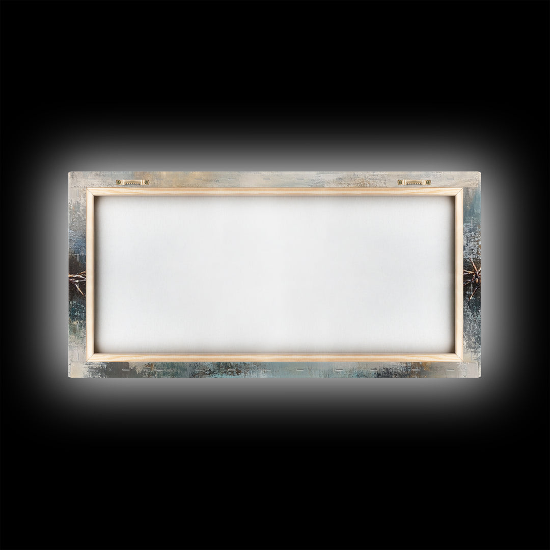 Barbed Wire Art, Canvas Print, Rustic Wall Art, Southwest Wall Art, Moody Art, Extra Wide Art, Above Couch Art, Farmhouse Wall Art