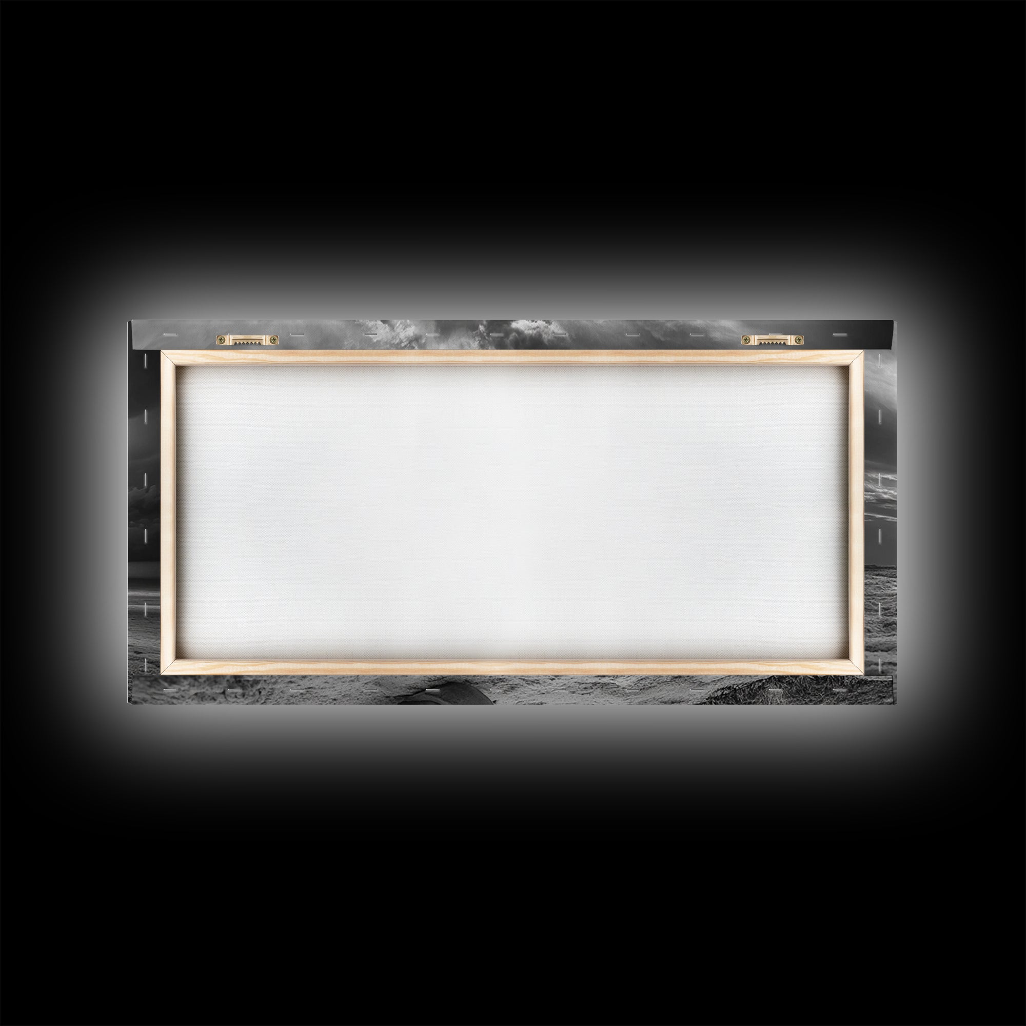 Cowboy on Beach, Moody Art, Western Wall Art, Dramatic Sky Print, Rustic Decor, Coastal Cowgirl Aesthetic, Framed Canvas Print, Scenic View