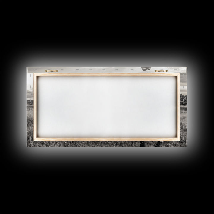 Black and White Cowgirl, western art, rustic decor, cowboy painting, southwest wall art, country art, black and white photography