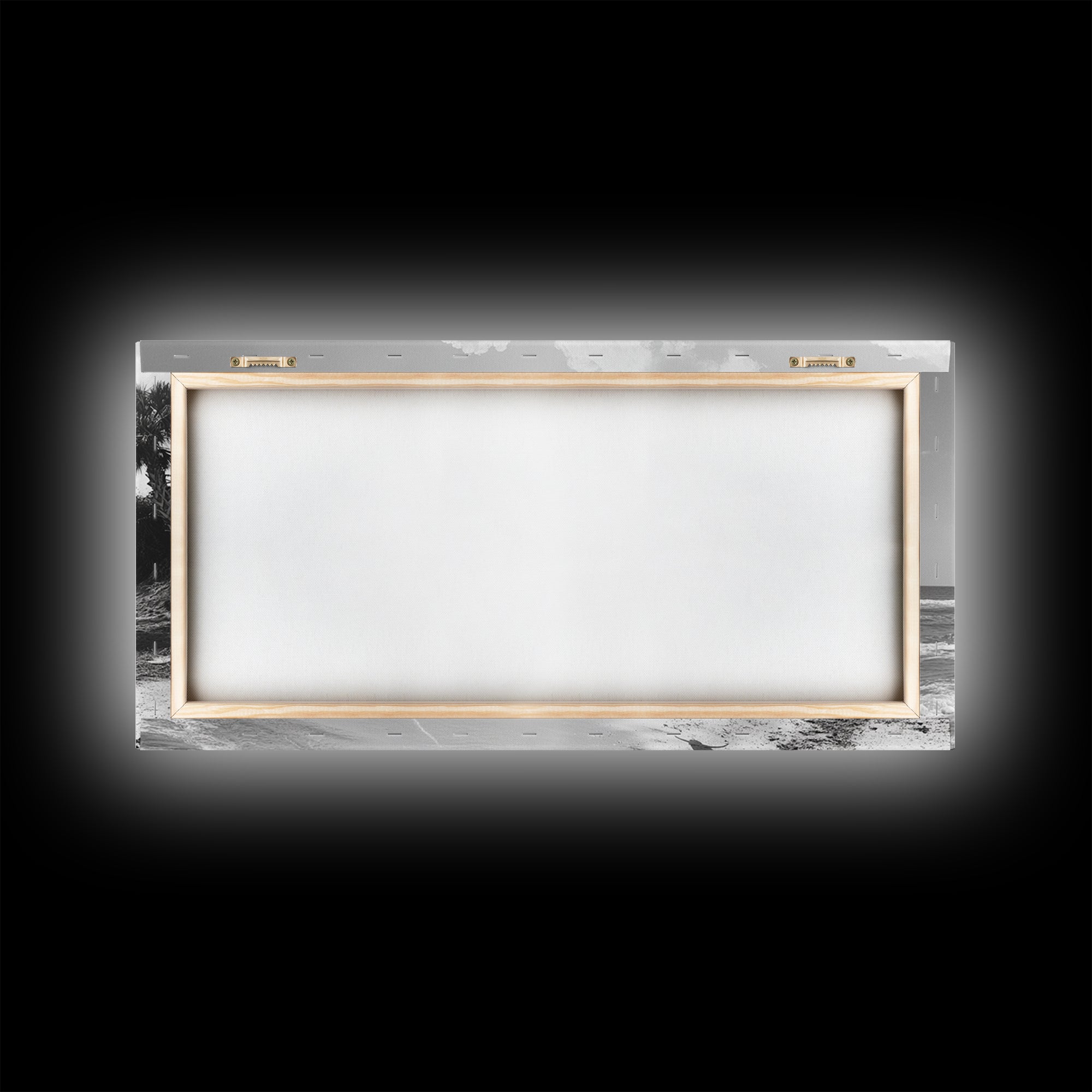 Cattle on beach, coastal cowgirl wall art, rustic decor, farmhouse art, landscape painting, panoramic painting, extra wide art, framed canvas print