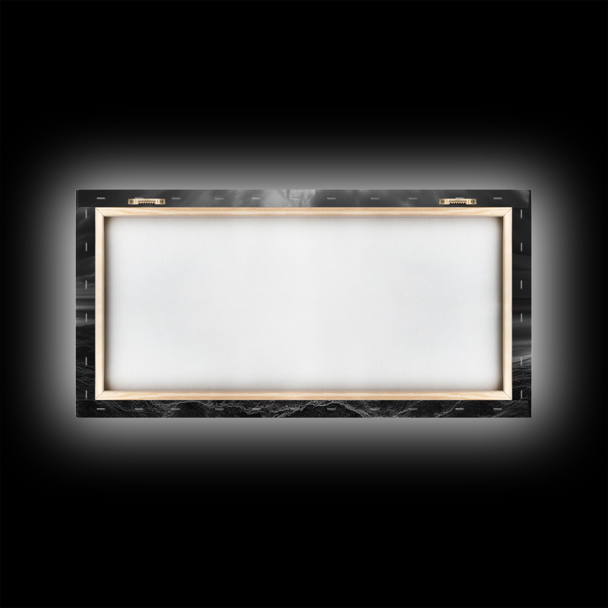 Beach bonfire, moody art, seascape painting, coastal decor, extra wide art, panoramic painting, above bed wall art, framed canvas print