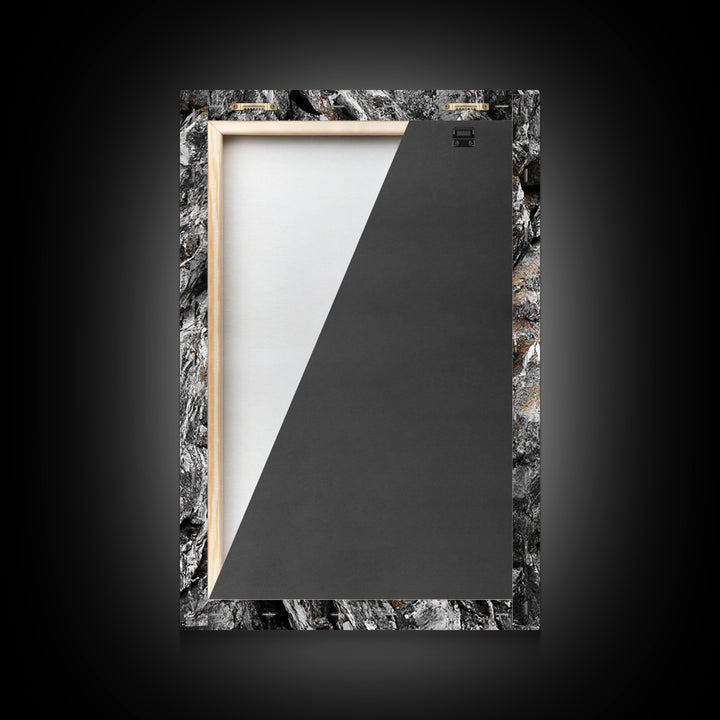 Bald eagle, wildlife art, bird wall art, framed canvas print, nature decor, mountain painting, eagle nest, rustic wall art, cabin decor