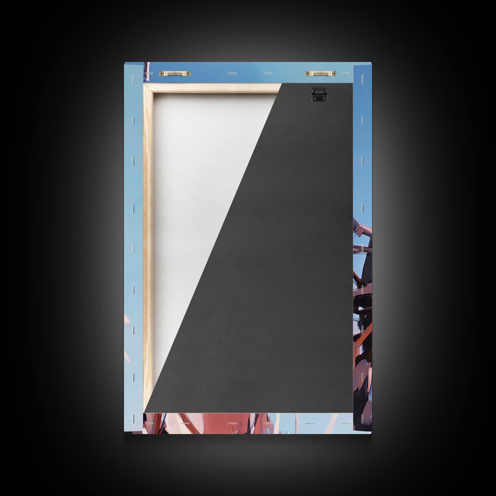 Bald Eagle Nest, bird art, wildlife painting, nature decor, rustic art, farmhouse art, gift idea for him, canvas print