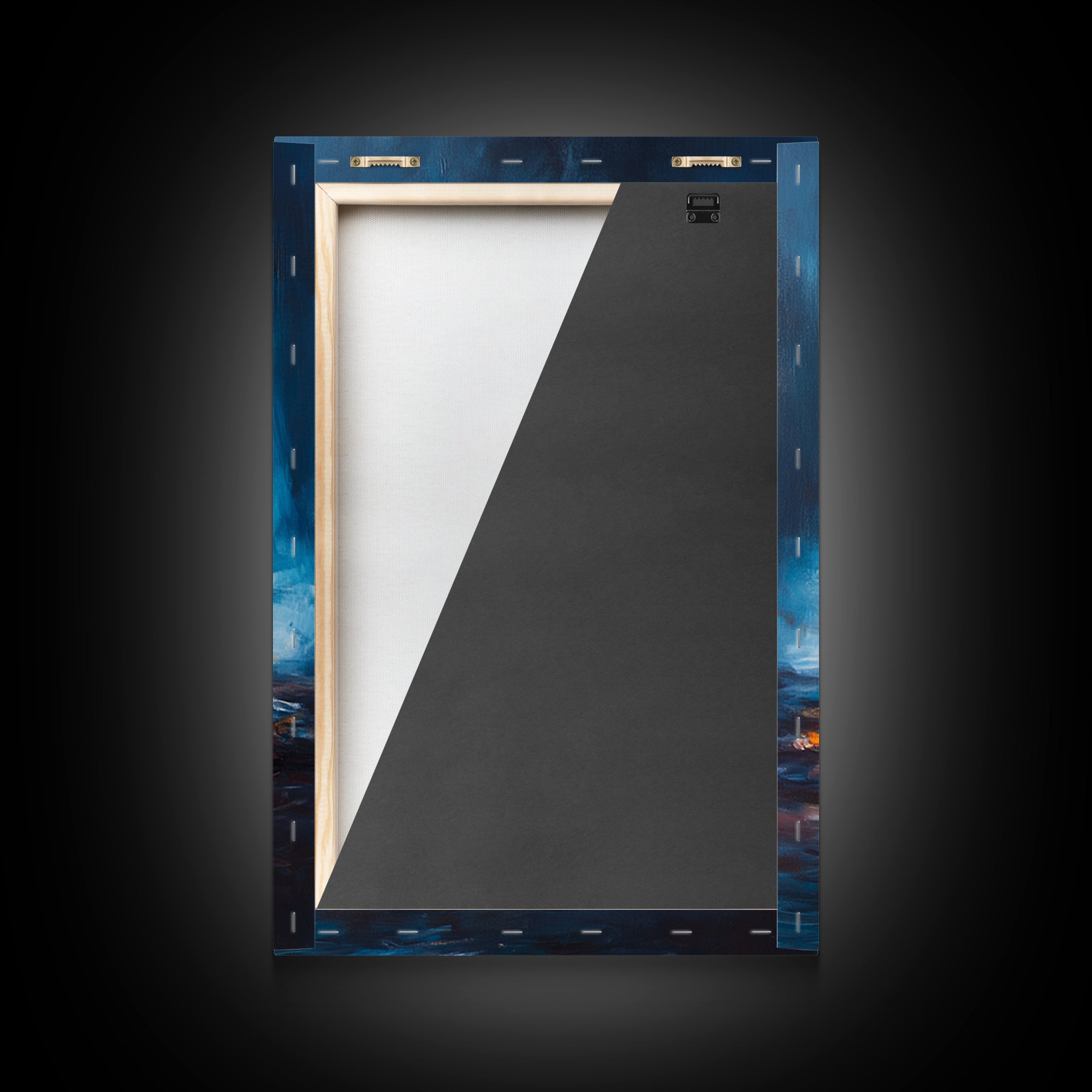 Bonfire Night, Moody Art, Rustic Decor, Canvas Print, Fire Art, Dark Romance Painting, Fall Wall Art, Cozy Living Room Art, Gift Idea