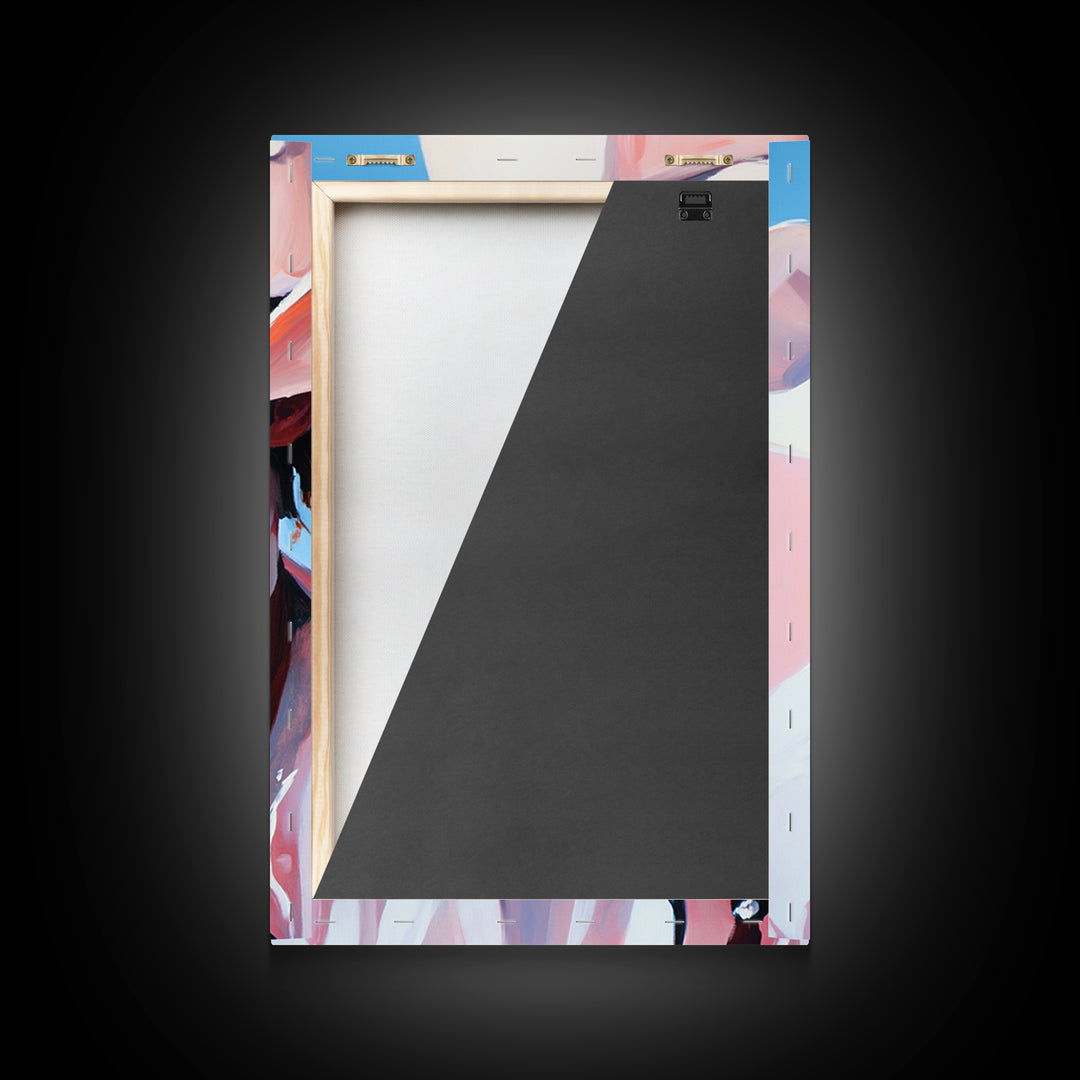 Cowboy, Western Art, Rustic Decor, Coastal Cowgirl Wall Art, Canvas Print, Gift Idea For Him, Farmhouse Art, Above Sofa Art