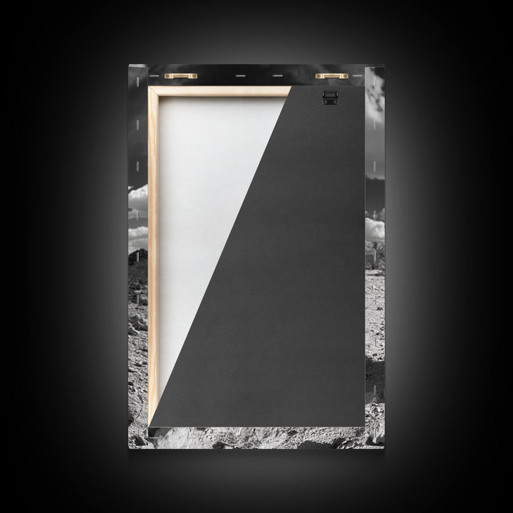 Desert Bloom, Wildflower Painting, Botanical Prints, Rustic Art, Southwest Wall Art, Nature Decor, Framed Canvas Print, Gift Idea