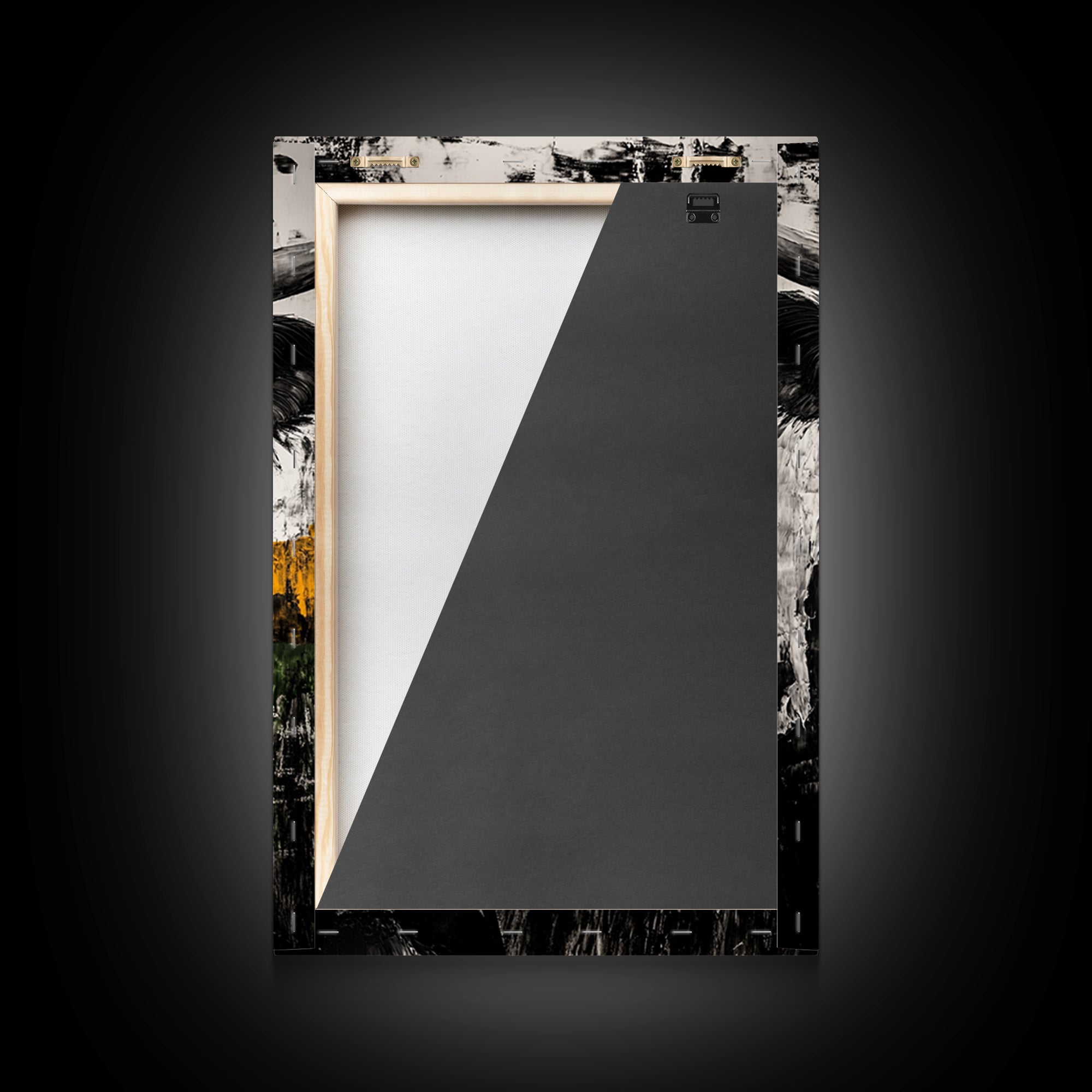 Black and White Bull, bull and bear art, rustic wall art, farmhouse art, moody art, framed canvas print, above couch art, gift idea for him