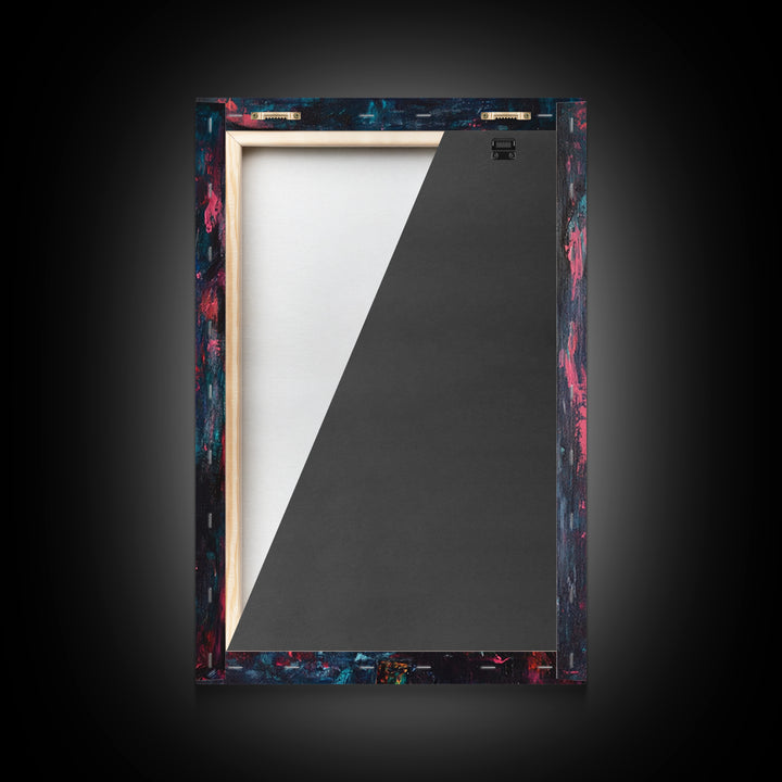 Rustic Axe Painting, dark romance painting, moody art, abstract texture art, framed canvas print, original painting, gift idea, southwest wall art