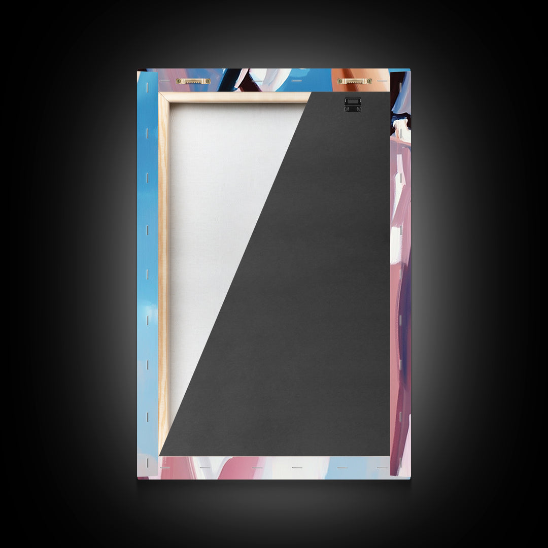 Cowgirl Holding Rope, Black Cowgirl Painting, Framed Canvas Print, Rustic Decor, Western Art, Feminine Art, Light Pink Wall Art