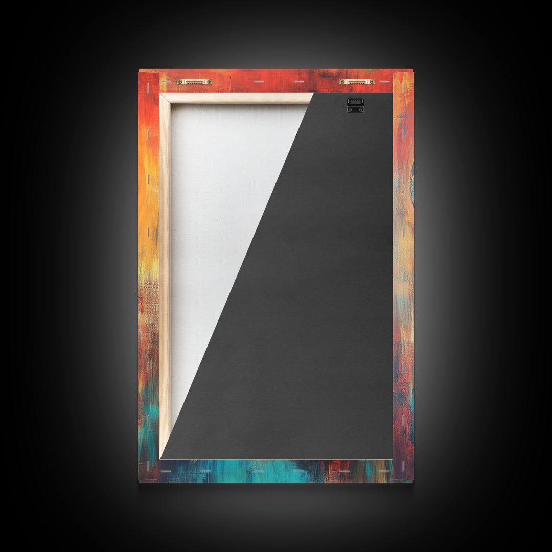 Bull skull painting, rustic wall art, western wall art, teal wall art, boho art, framed canvas print, farmhouse art, gift idea him