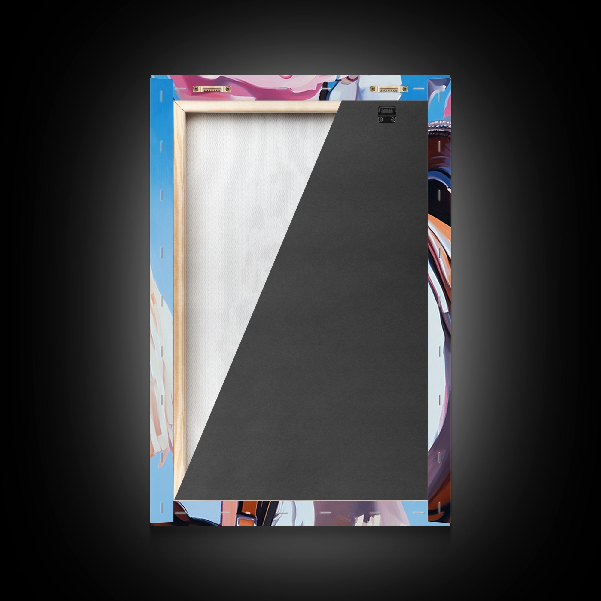 Cowgirl riding gear, western wall art, rustic decor, pink orange wall art, framed canvas print, cowboy decor, southwest wall art