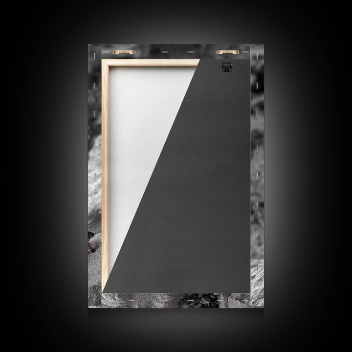 Blooming cactus, botanical print, desert flora, framed canvas print, nature decor, succulent wall art, pink flowers, southwest painting