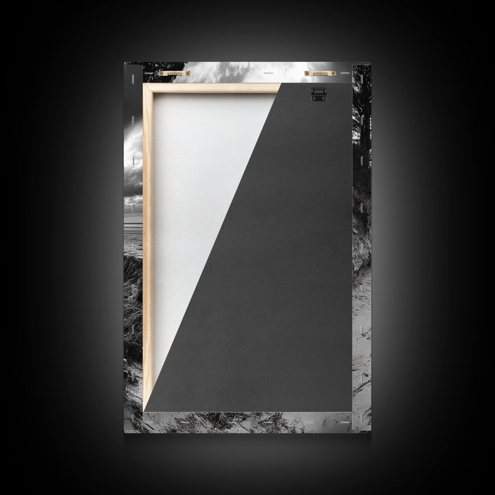 Abandoned boat, coastal decor, moody art, wabi sabi wall art, nature photography, nautical art, black and white wall art, canvas print