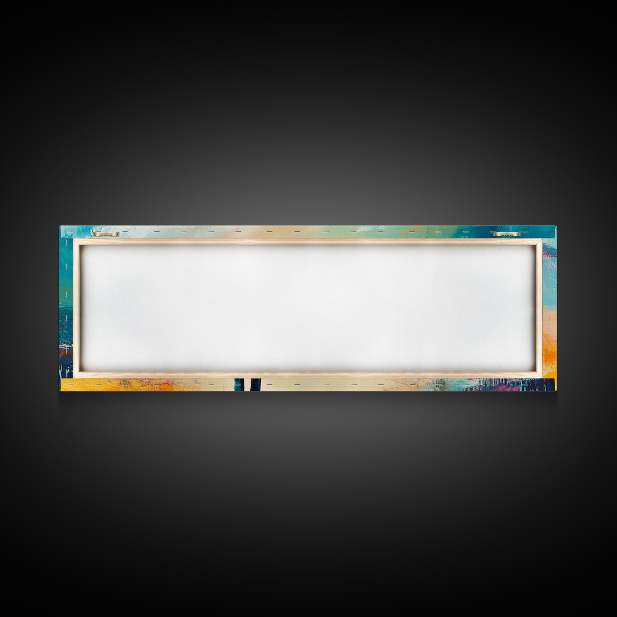 Coastal Wanderer, ocean painting, seascape painting, beach decor, nautical wall art, panoramic art, coastal landscape art, framed canvas print