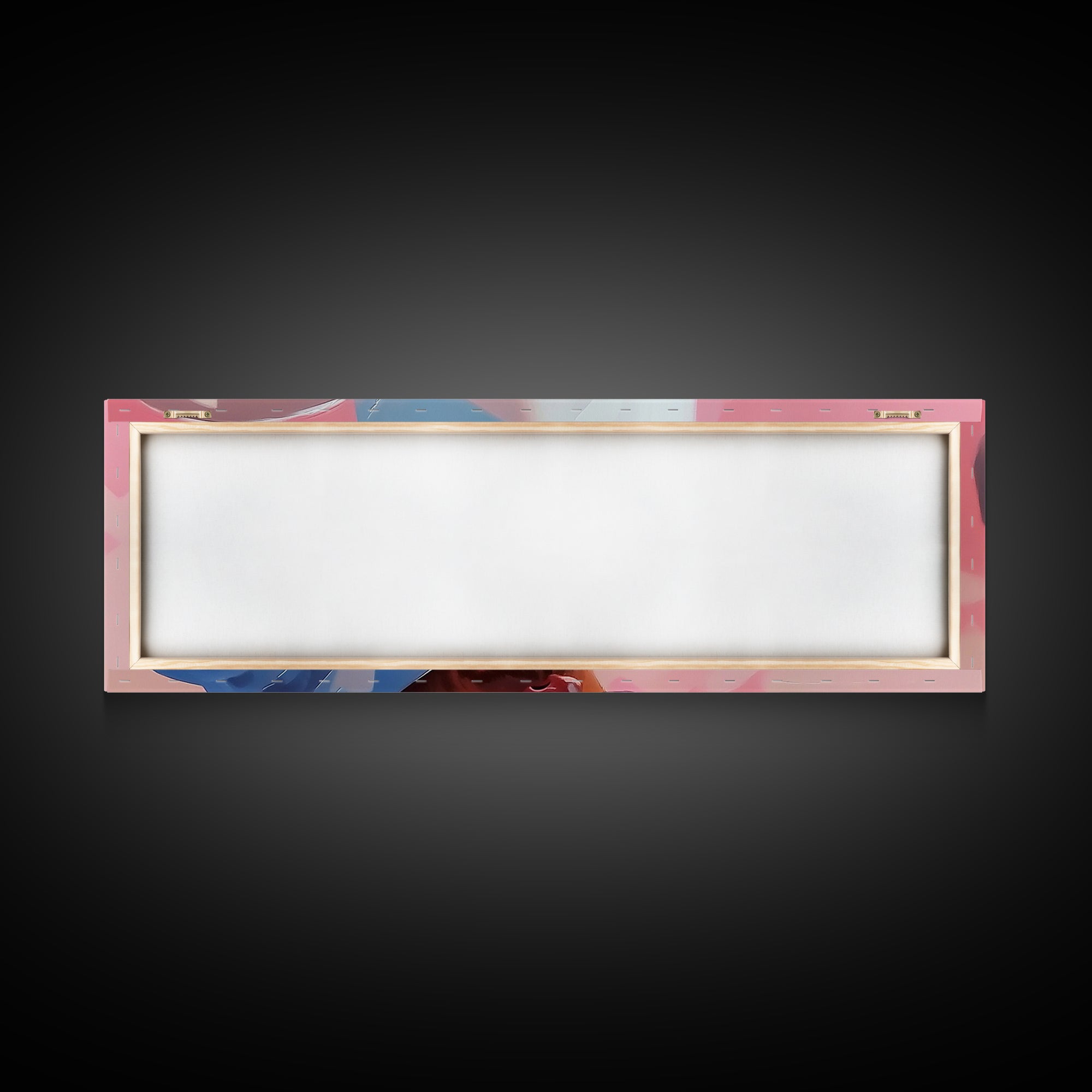 Cowboy Portrait, Pink Abstract Art, Southwest Wall Art, Canvas Print, Light Pink Wall Art, Rustic Decor, Living Room Art