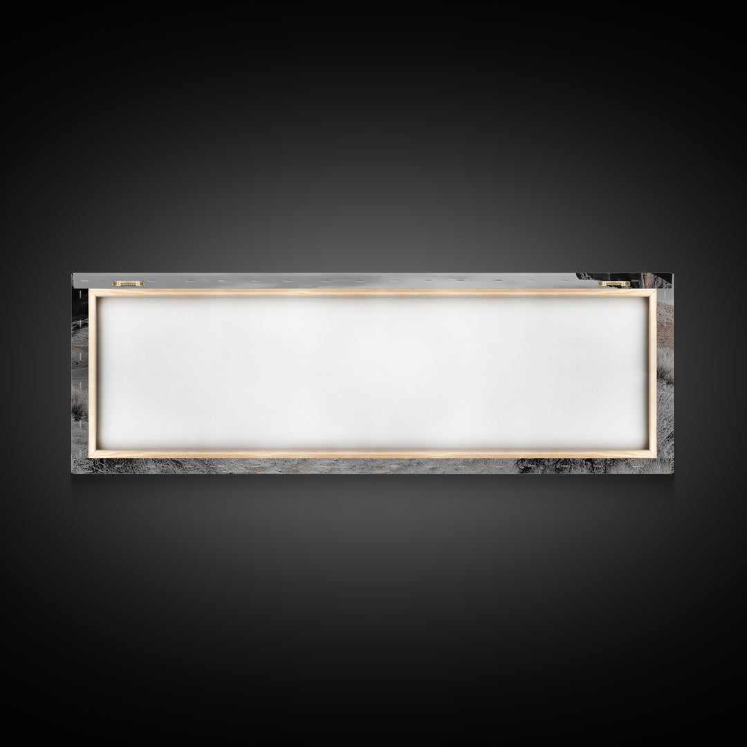 Desert Deer, Southwest Wall Art, Wildlife Painting, Rustic Wall Art, Nature Decor, Extra Wide Art, Horizontal Wall Art, Framed Canvas Print