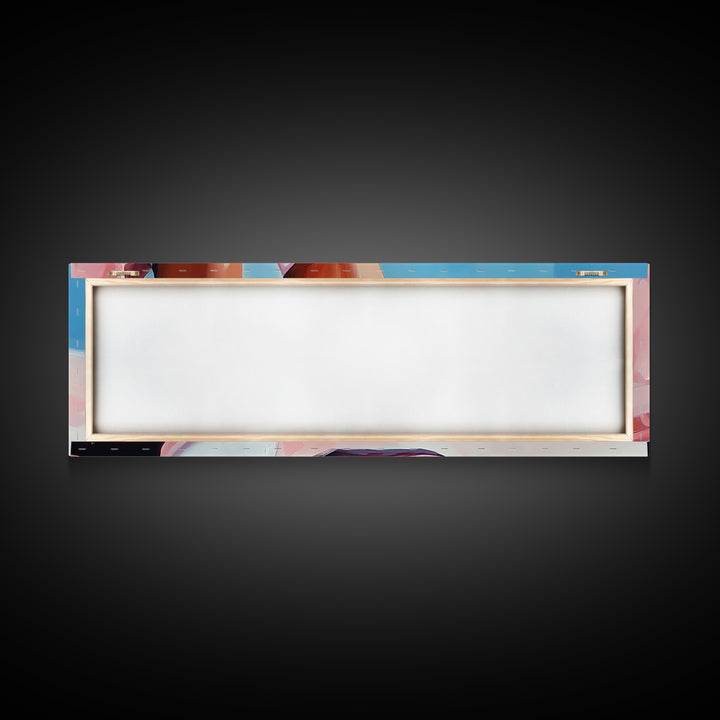 Cowgirl Boots, western art, black cowgirl painting, pink wall art, rustic decor, minimalist art, light pink wall art, canvas print