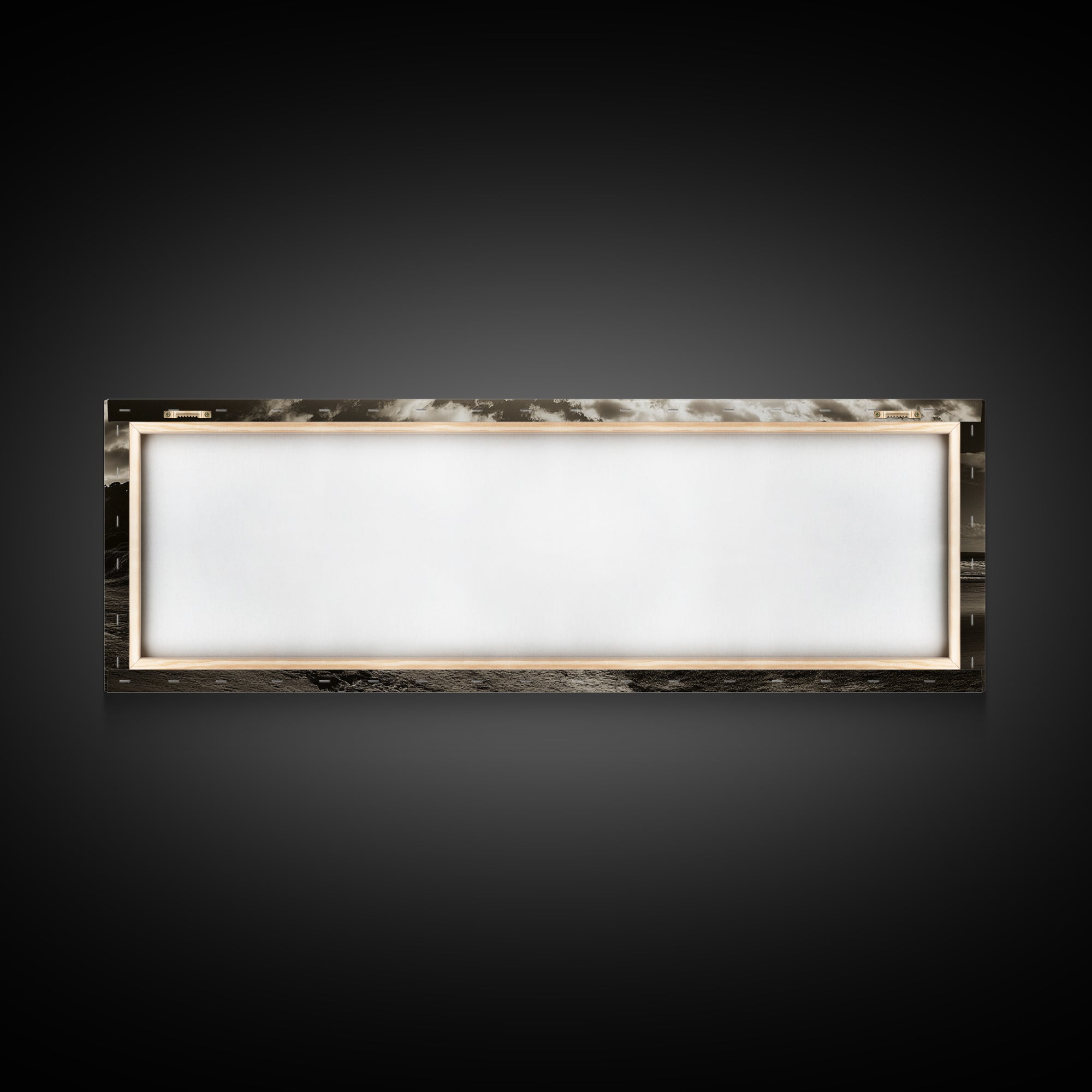 Cattle On Beach, Wabi Sabi Art, Framed Canvas Print, Coastal Landscape Art, Rustic Decor, Extra Wide Art, Moody Art, Minimalist Art