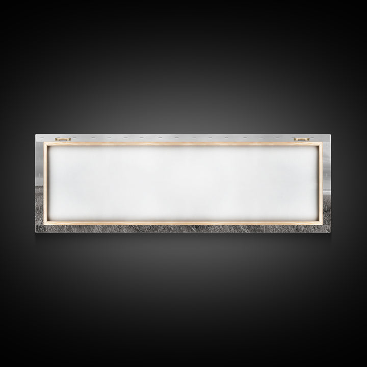 Coastal Wagon, Wabi Sabi Art, Canvas Print, Coastal Landscape Art, Rustic Wall Art, Extra Wide Art, Moody Art, Above Couch Art