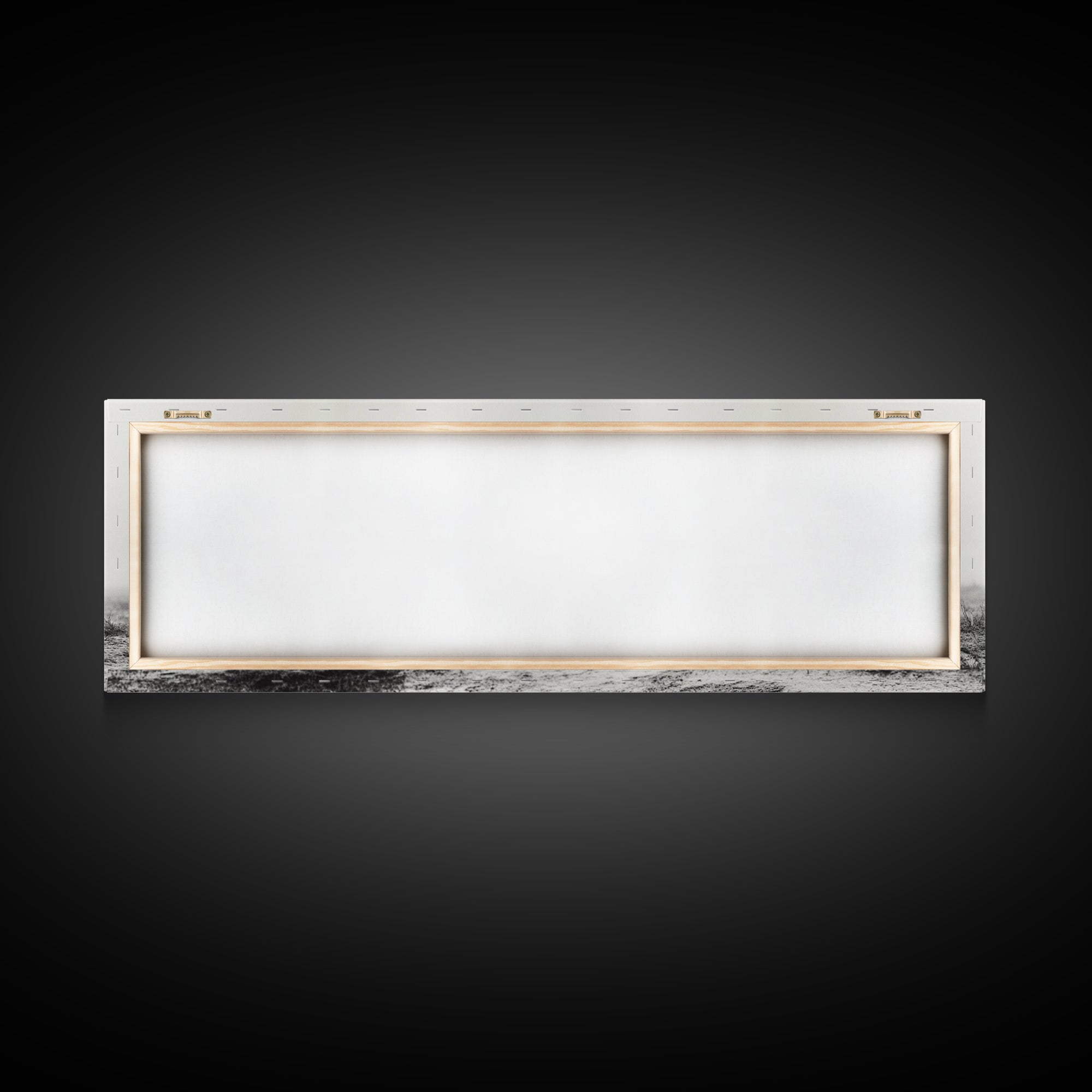 Lone Gazelle, moody art, southwest wall art, extra wide art, wabi sabi art, minimalist art, framed canvas print, panoramic painting
