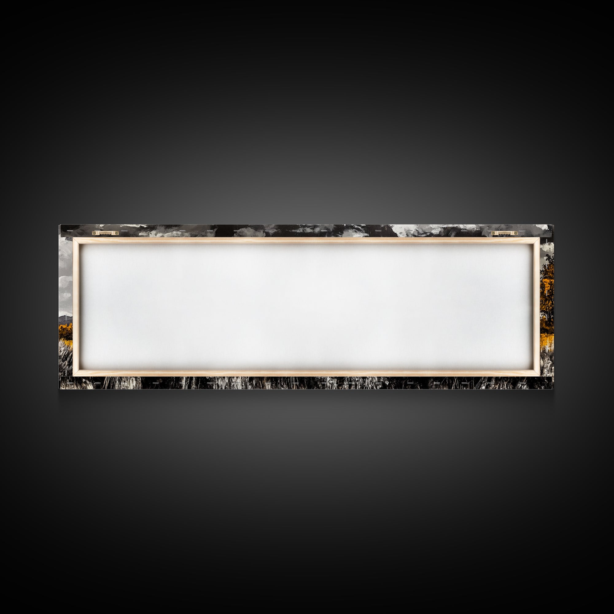 Adobe House, southwest wall art, rustic decor, farmhouse art, warm tones, panoramic art, moody art, extra wide art, framed canvas print