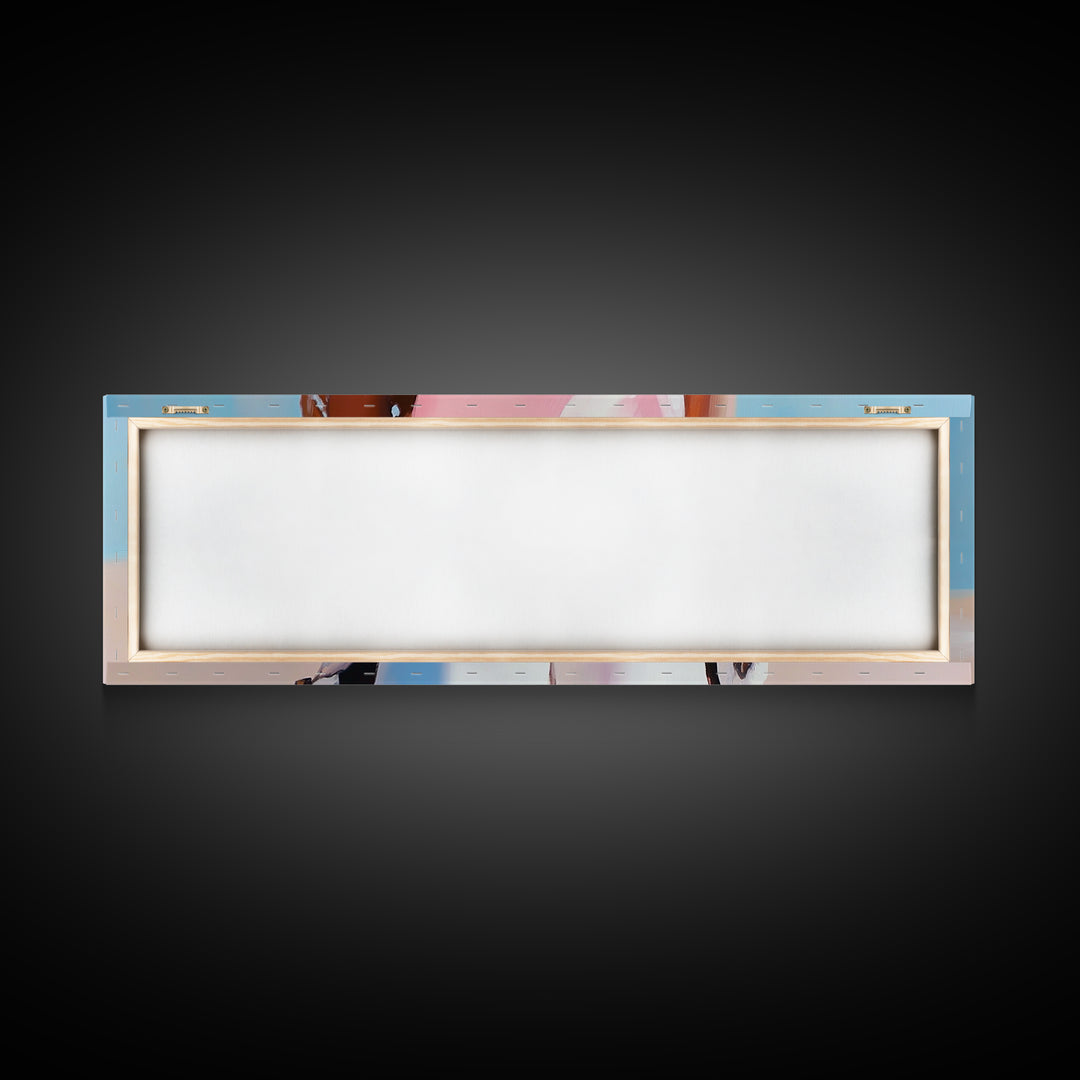 Cowgirl Painting, black cowgirl painting, western wall art, coastal cowgirl wall art, rustic decor, vibrant art, framed canvas print