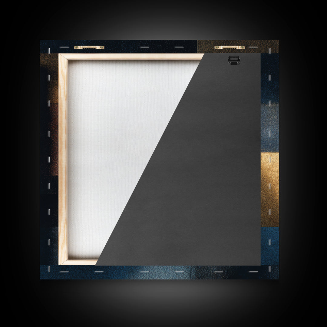 Conductor Baton and Sheet Shapes Without Text Canvas Print, Recording Studio Art, Music Posters, Studio Decor, Abstract Art, RSA-1x1-18