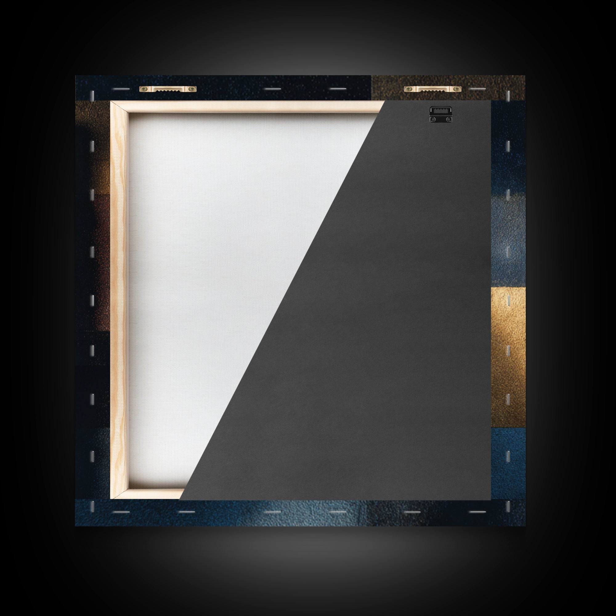 Conductor Baton and Sheet Shapes Without Text Canvas Print, Recording Studio Art, Music Posters, Studio Decor, Abstract Art, RSA-1x1-18