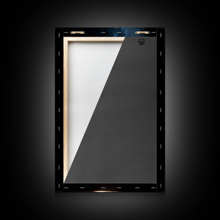 Conductor Baton and Sheet Shapes Without Text Framed Canvas Print, Recording Studio Art, Home Decor, Studio Decor, Analog, RSA-2x3-2