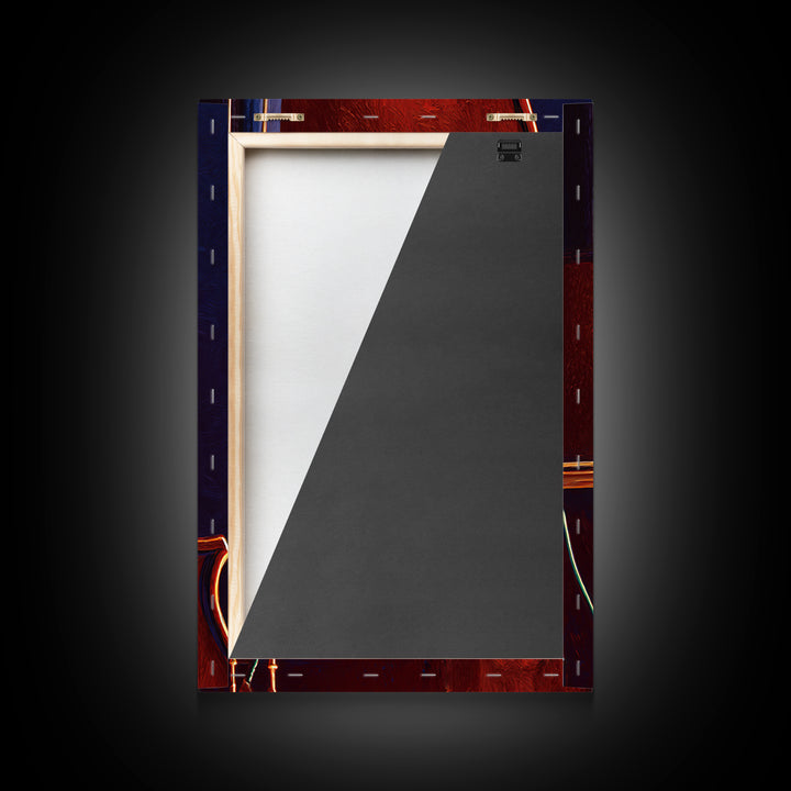 Cello Curve Closeup Framed Canvas Print, Recording Studio Art, Music Room Decor, Studio Decor, Fine Art, Analog, RSA-2x3-52