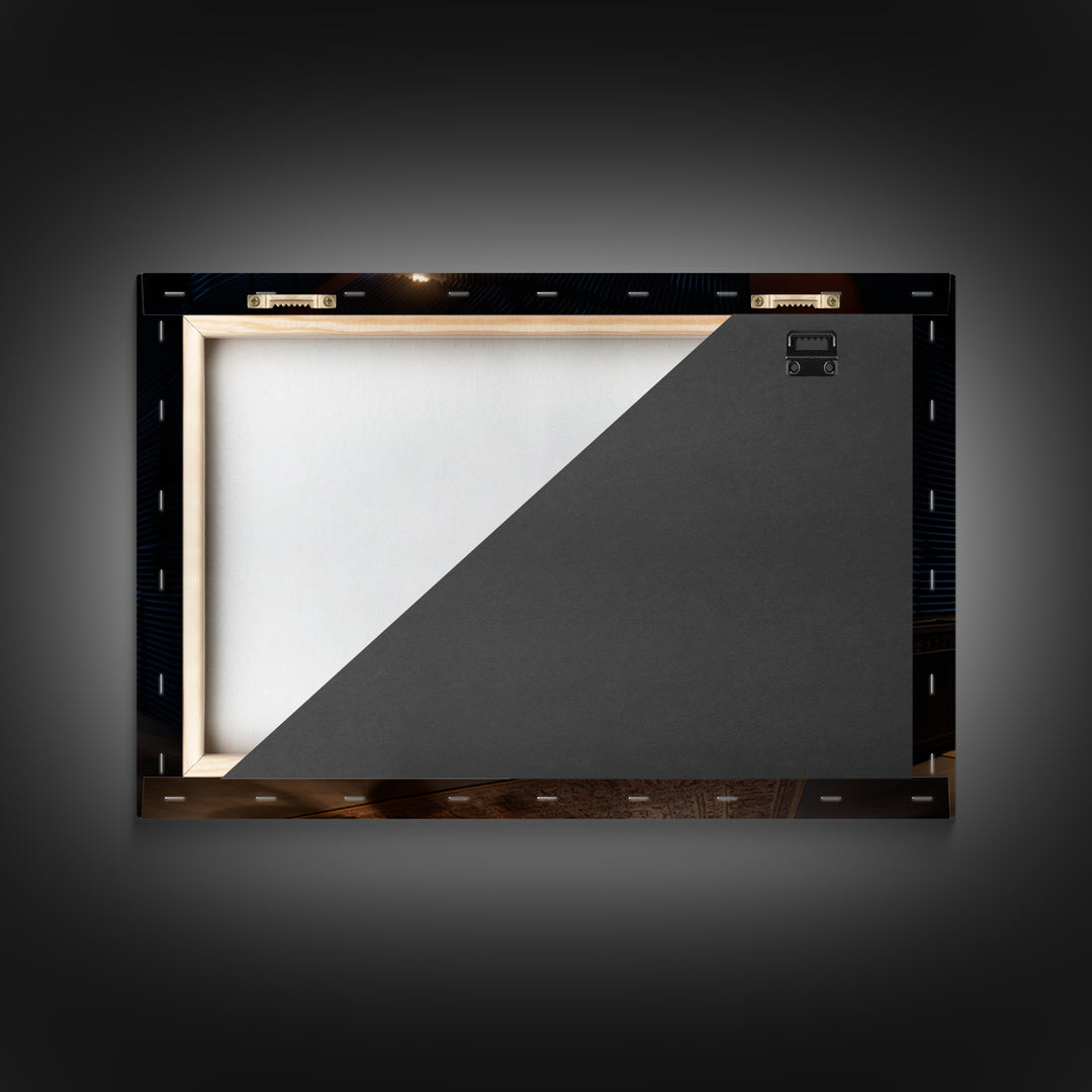 Sound Booth Foam Pattern Transformed into Design Framed Canvas Print, Recording Studio Art, Wall Decor, Studio Decor, Analog, RSA-3x2-28
