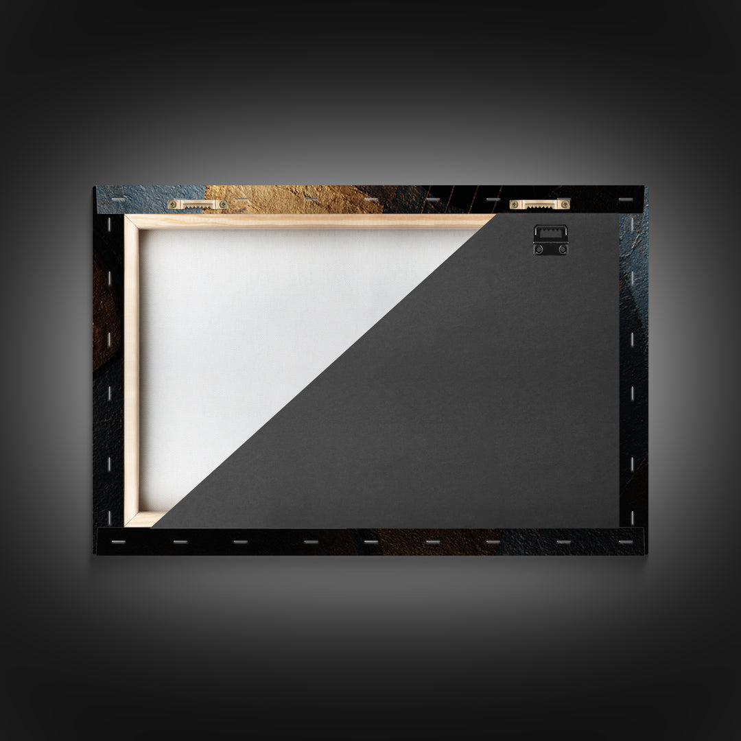 Album Cover Abstract Without Readable Text Framed Canvas Print, Recording Studio Art, Music Poster, Studio Decor, Analog, RSA-3x2-50
